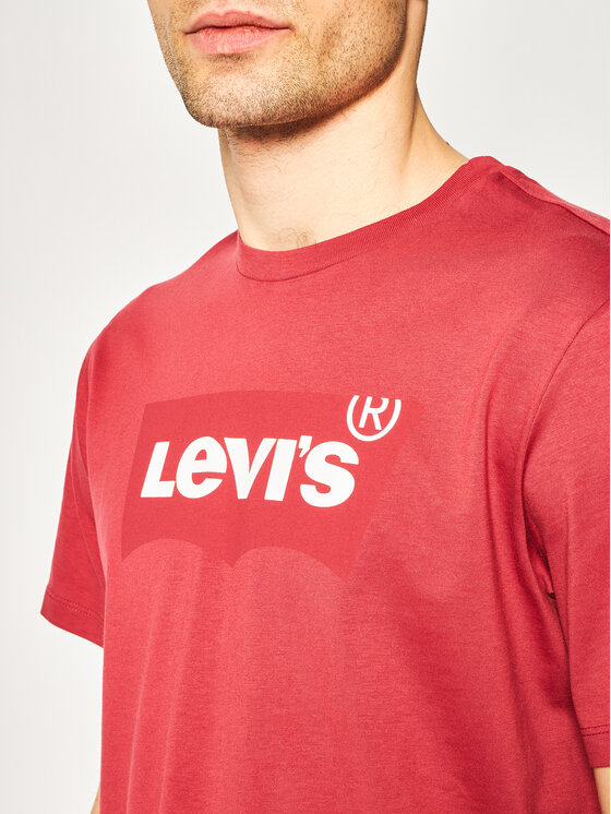 Levis® T Shirt Housemark Graphic Tee 22489 0276 Czerwony Regular Fit