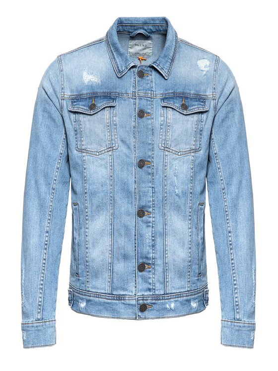 Blend Blend Giacca di jeans DENIM JACKET Blu Regular Fit