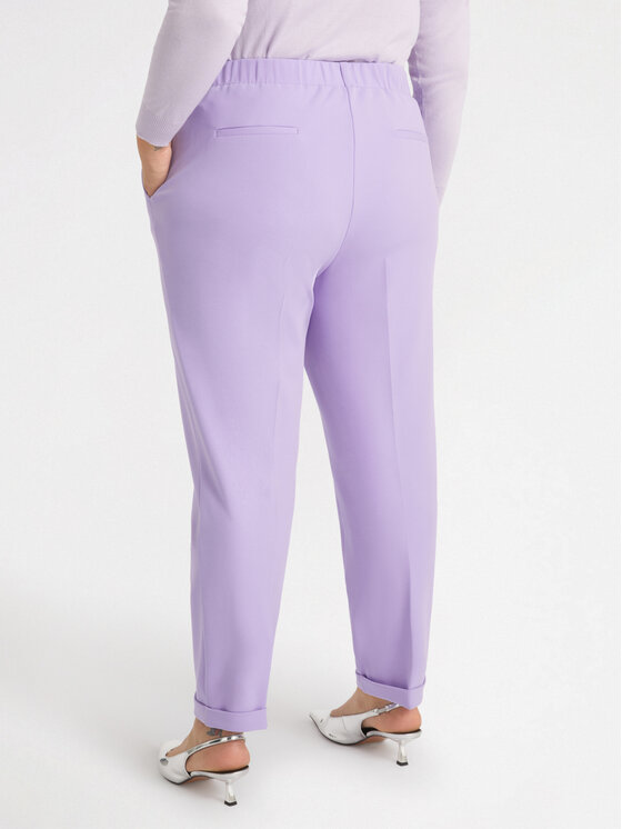 Fiorella Rubino Fiorella Rubino Pantaloni di tessuto P124L002046N009 Viola Regular Fit