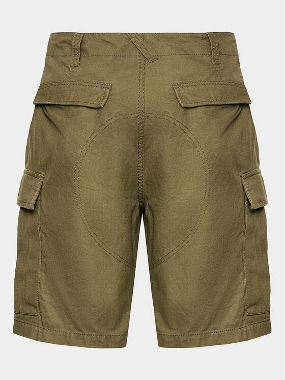Element Element Kratke hlače iz tkanine Legion Cargo ELYWS00103 Zelena Regular Fit