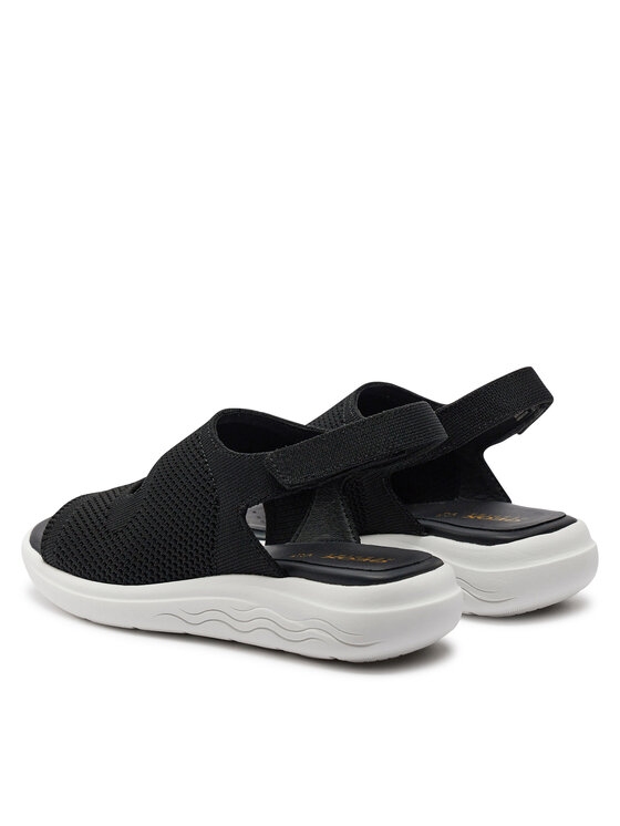 Geox Geox Sandály D Spherica Ec5 D45SVA 0006K C9999 Černá