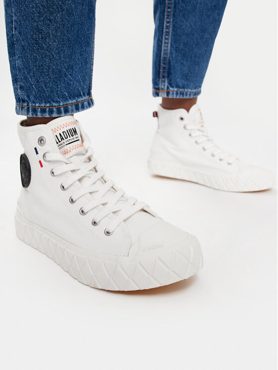Palladium Palladium Trampki Ace Cvs Mid U 77015-116-M Biały