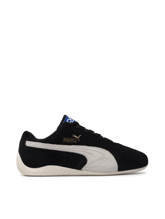 puma white ribbon sneakers