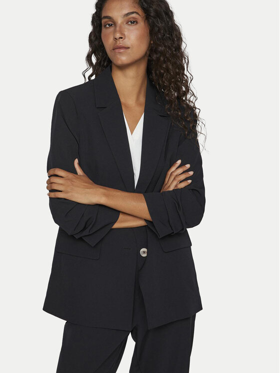 Vila Vila Sakko Mary 14096223 Schwarz Regular Fit