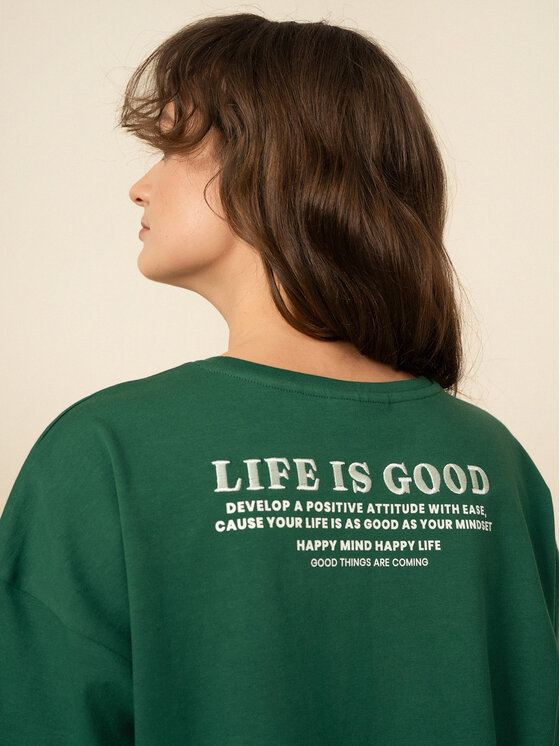 T-shirt OTHSS23TTSHF417 Verde Oversize