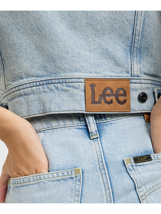 Lee Lee Kamizelka 112363461 Niebieski Regular Fit