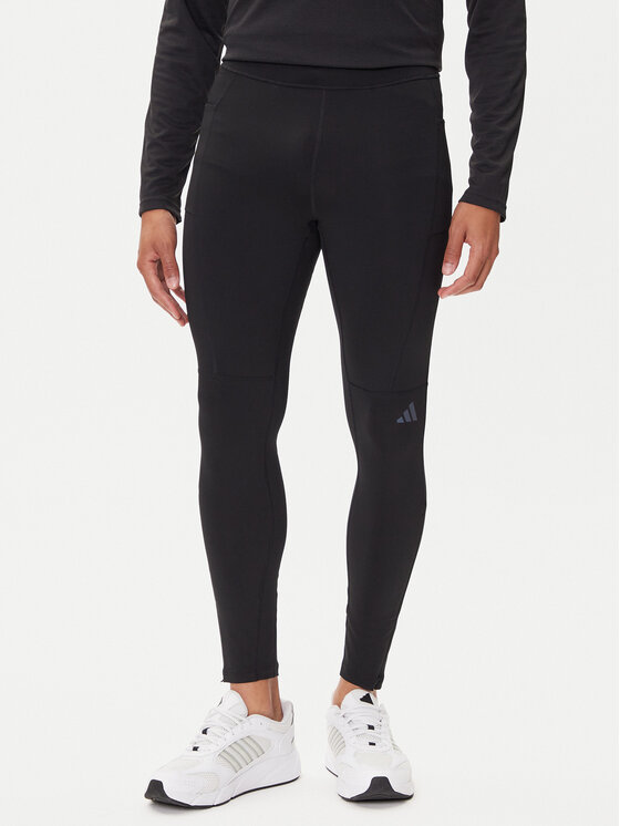 adidas Męskie Legginsy, rozmiar L, Czarne, Own The Run Winterized JN9597
