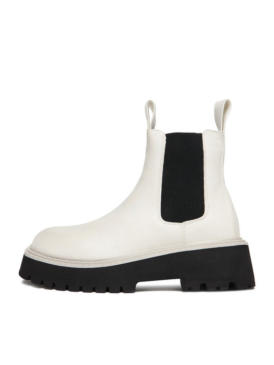 DeeZee DeeZee Štibletai 88167 1-WHITE PU Balta