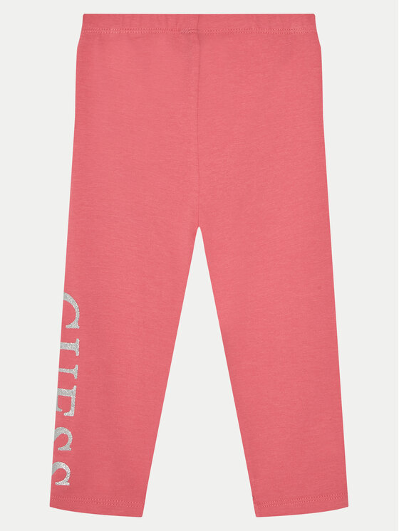 Guess Guess Legginsy K3YB01 K82K0 Różowy Slim Fit