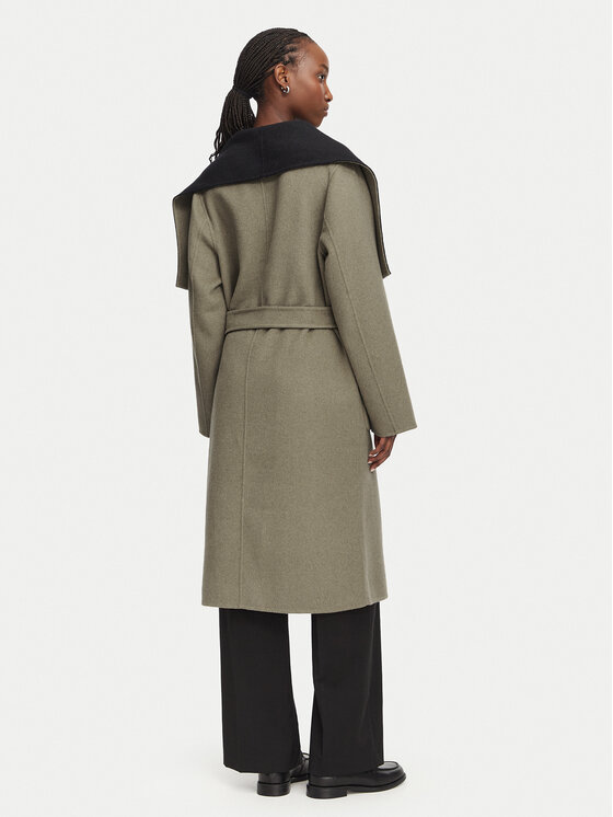 KARL LAGERFELD KARL LAGERFELD Vilnonis paltas B3W15030 Ruda Relaxed Fit
