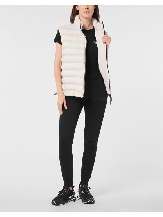Plein Sport Plein Sport Bezrękawnik 23969 Biały Regular Fit
