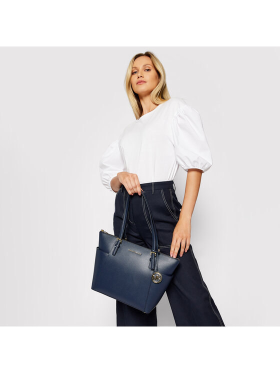 MICHAEL Michael Kors MICHAEL Michael Kors Rankinė Jet Set Item 30F2GTTT8L Tamsiai mėlyna