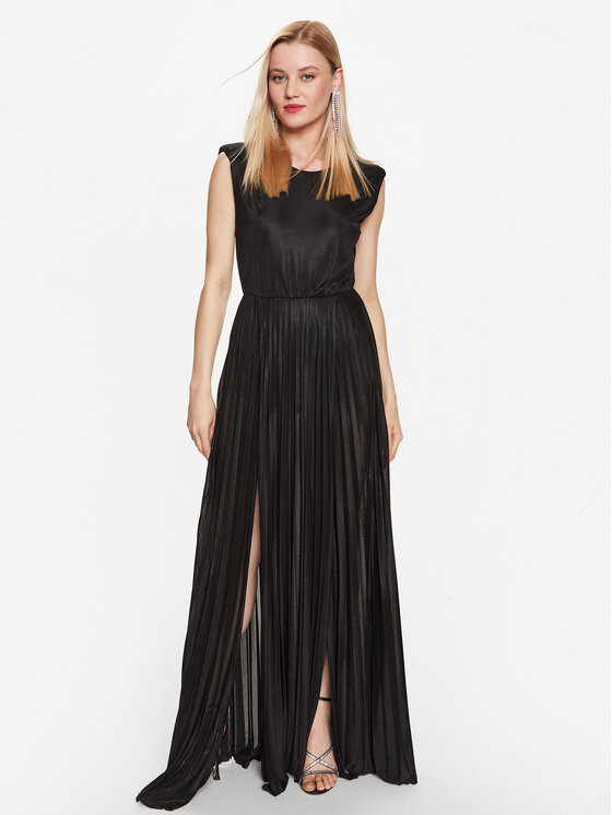 Kontatto Kontatto Rochie de seară M1419 Negru Regular Fit