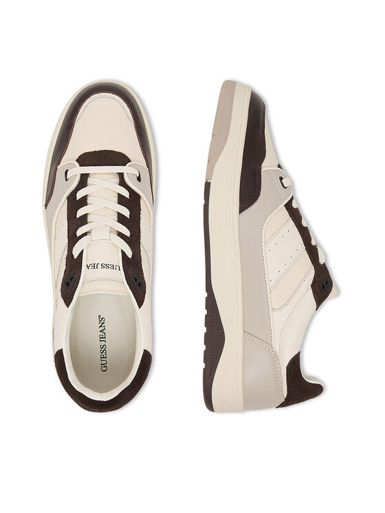 Guess Jeans Guess Jeans Sneakersy EO-TEKSAS-01 126AM Écru