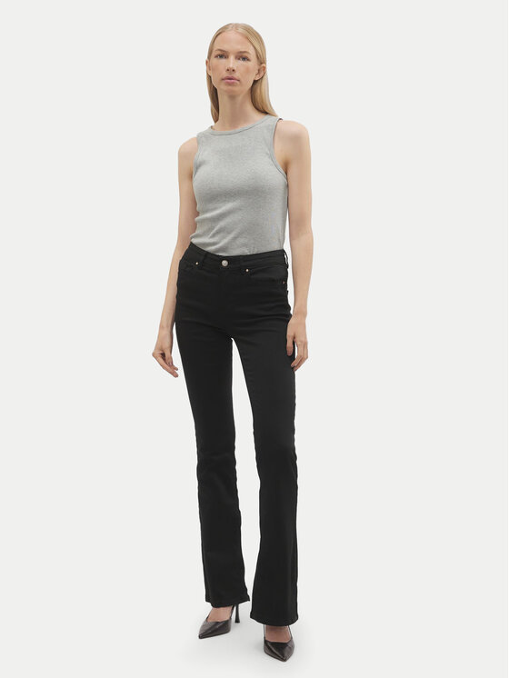 Vero Moda Vero Moda Traperice Flash 10305103 Crna Flared Fit