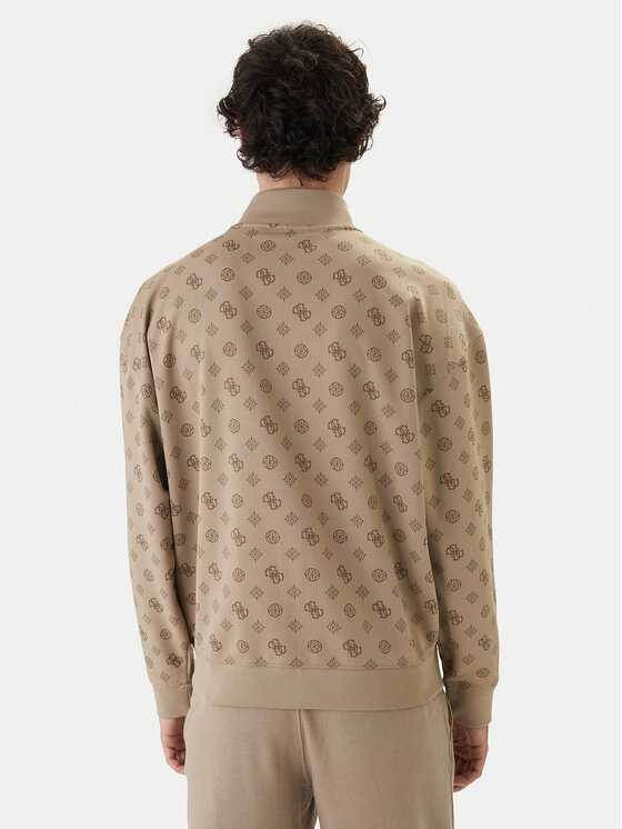 Guess Guess Μπλούζα Z6GQ07 K2849 Μπεζ Relaxed Fit