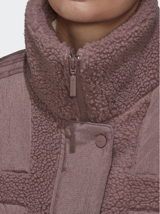 adidas adidas Prechodná bunda Sherpa HK5257 Ružová Regular Fit