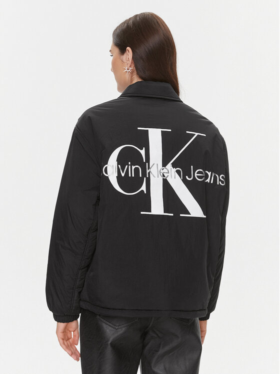 Calvin Klein Jeans Calvin Klein Jeans Kurtka przejściowa Skater J20J222589 Czarny Relaxed Fit