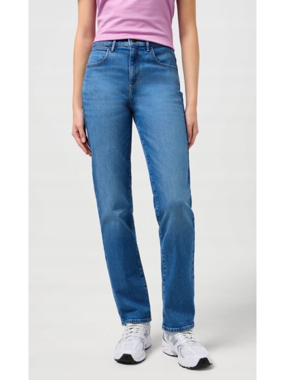 Wrangler Wrangler Jeansy Straight 658 Niebieski Straight Fit