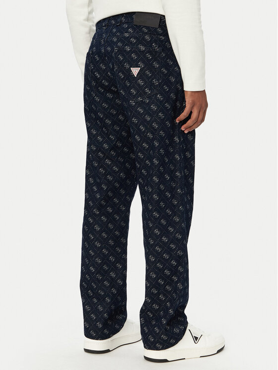 Guess Guess Džínsy Damon M6YAV7 D1290 Tmavomodrá Relaxed Fit