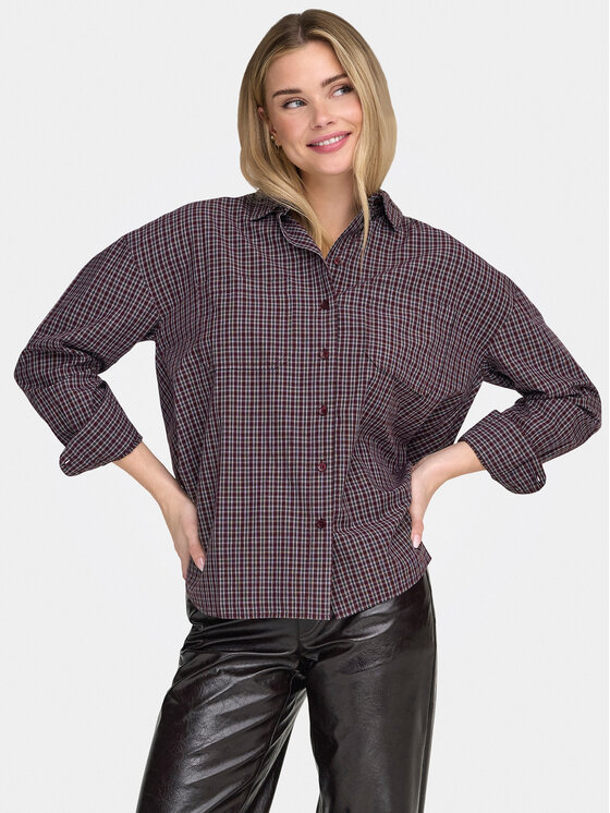 ONLY ONLY Сорочка Fenna 15375372 Фіолетовий Oversize