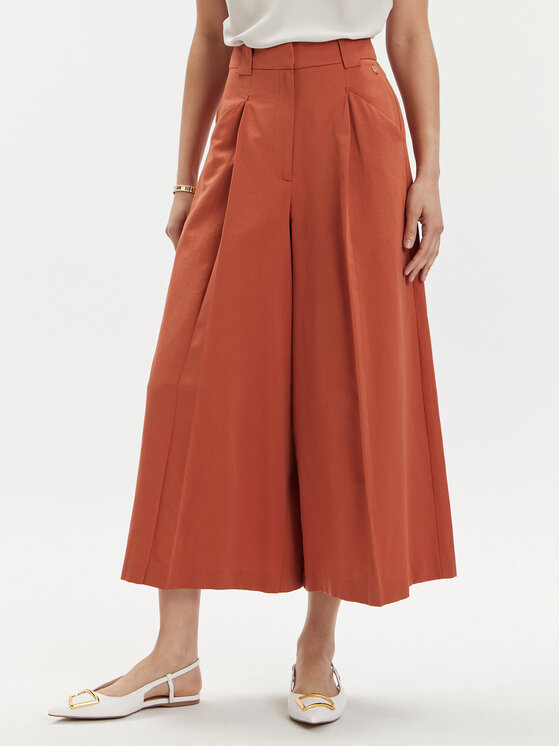 Tamaris Apparel Pantaloni culotte Carentan TAW0532 Arancione Relaxed Fit Modivo