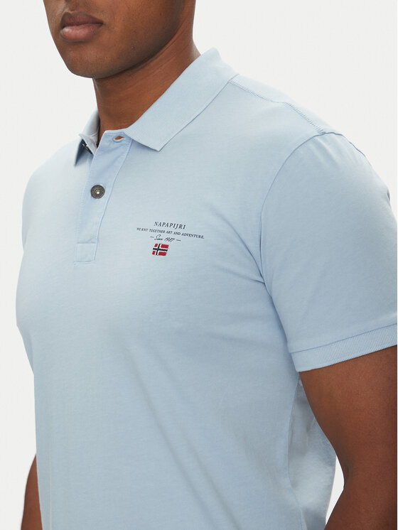 Napapijri Napapijri Polokošeľa Elbas NP0A4GB4 Modrá Regular Fit