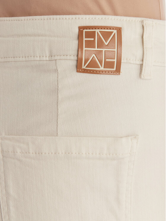 Marella Marella Jeans hlače Hobby 2615131271 Écru Straight Fit