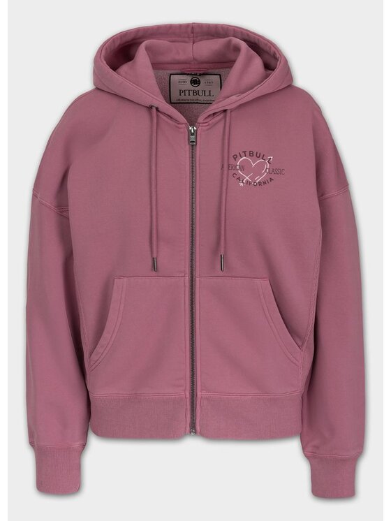 PITBULL PITBULL Bluza MANZANITA HEART Różowy Regular Fit