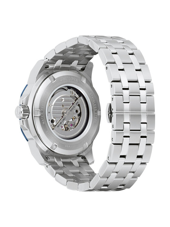 Bulova Bulova Zegarek 98A302 Srebrny