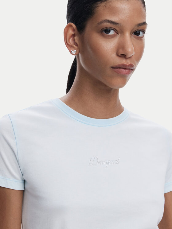 Desigual Desigual T-Shirt 25SWTK15 Γαλάζιο Regular Fit
