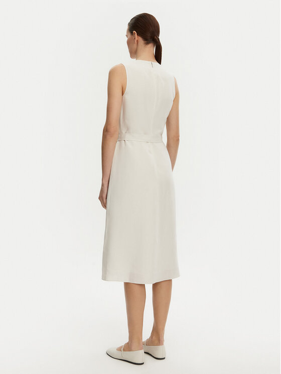 Calvin Klein Calvin Klein Sukienka letnia K20K208424 Beżowy Regular Fit