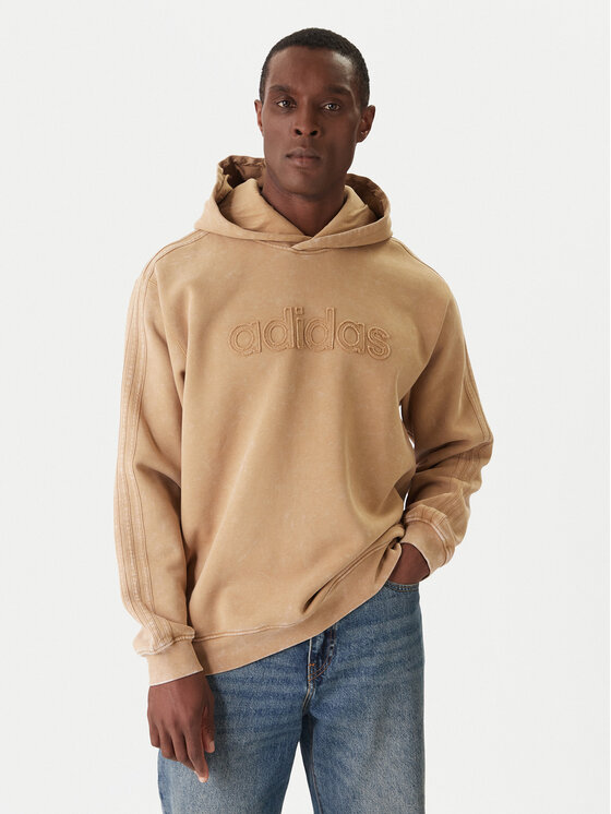 adidas adidas Bluză JY2791 Bej Loose Fit