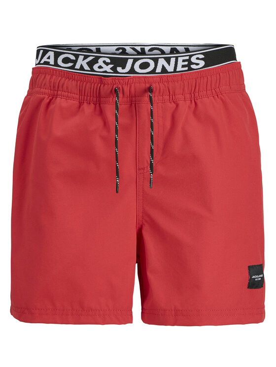Jack & Jones Junior Jack & Jones Junior Kopalne hlače Maui 12273847 Rdeča Regular Fit