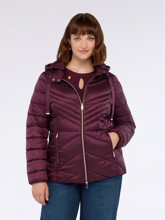 Fiorella Rubino Fiorella Rubino Giubbotto piumino F431T001332N029 Bordeaux Regular Fit