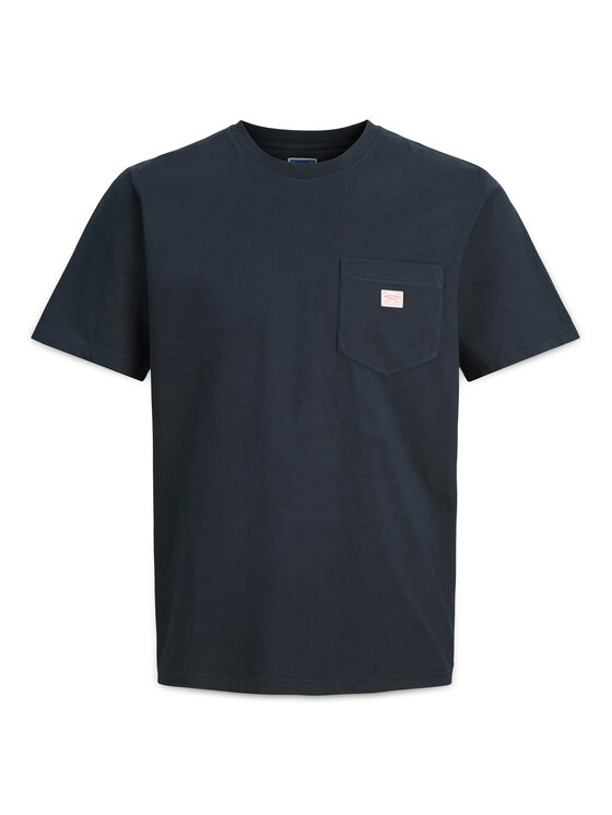 Jack & Jones Jack & Jones Marškinėliai Blucaleb 12293019 Tamsiai mėlyna Regular Fit