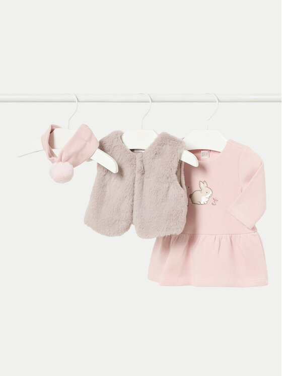 Mayoral Mayoral Vestito da giorno 2807 Rosa Regular Fit