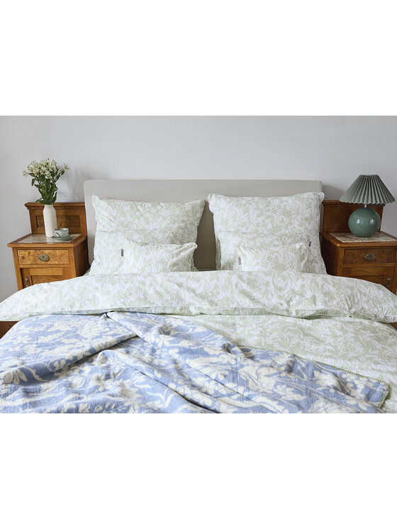 Mumla Mumla Komplet pościeli pościel zielona łąka Biały