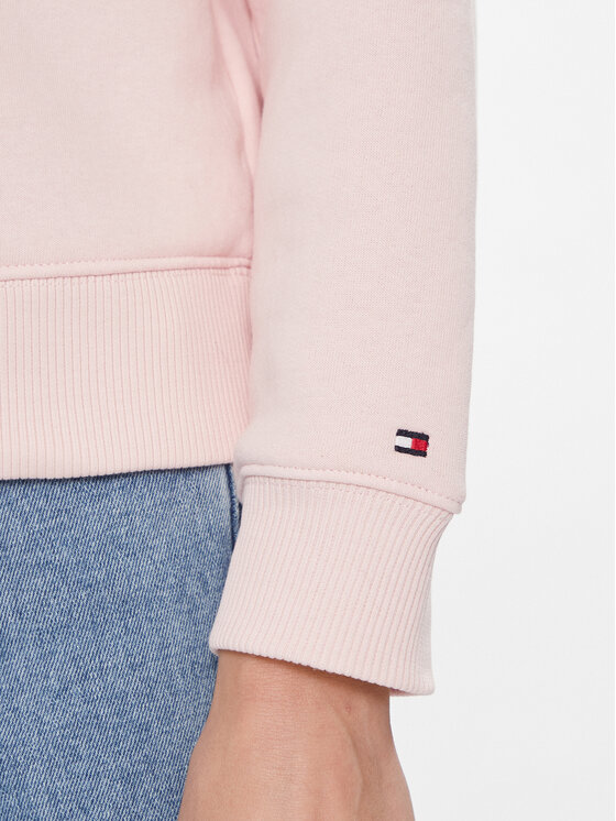 Tommy Hilfiger Tommy Hilfiger Bluză Logo WW0WW39791 Roz Regular Fit