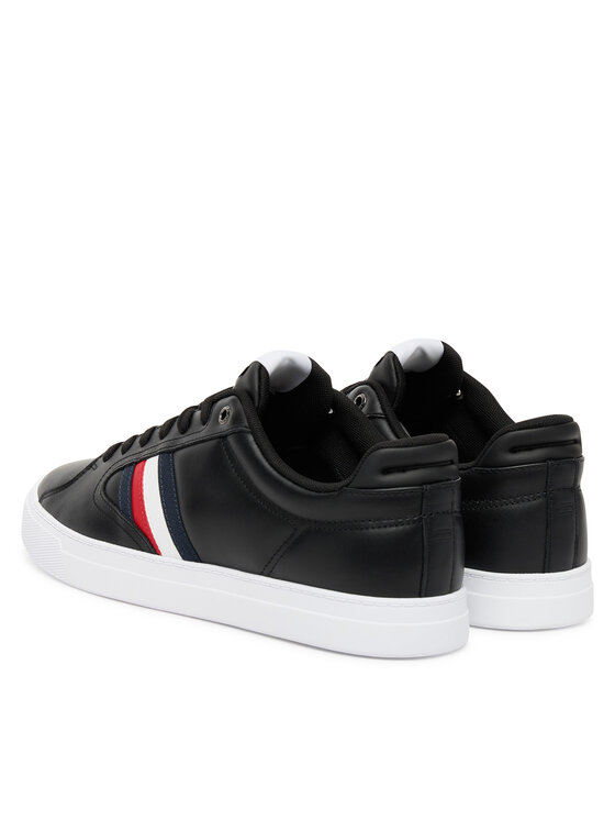Tommy Hilfiger Tommy Hilfiger Sneakersy Icon Court Stripes FM0FM05628 Czarny