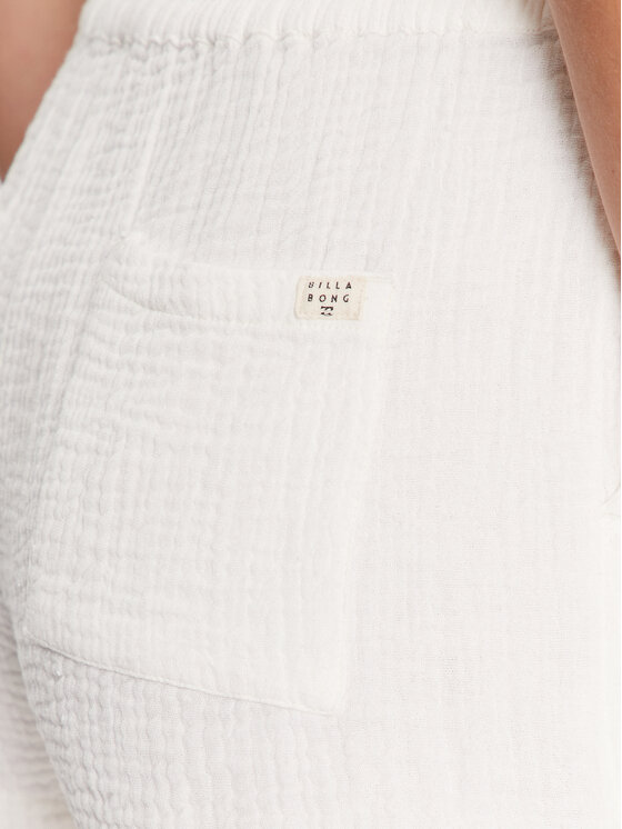 Billabong Billabong Šortky z materiálu Day Tripper ABJNS00241 Bílá Regular Fit