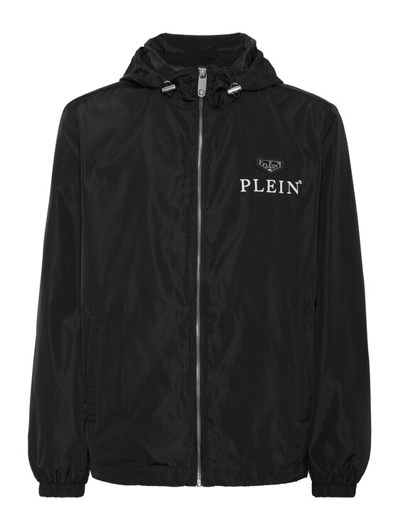 PHILIPP PLEIN PHILIPP PLEIN Wiatrówka 25613 Czarny Regular Fit