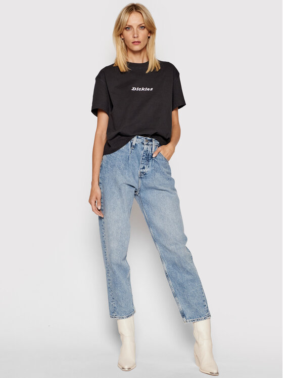 T-shirt Loretto DK0A4XBA Nero Regular Fit