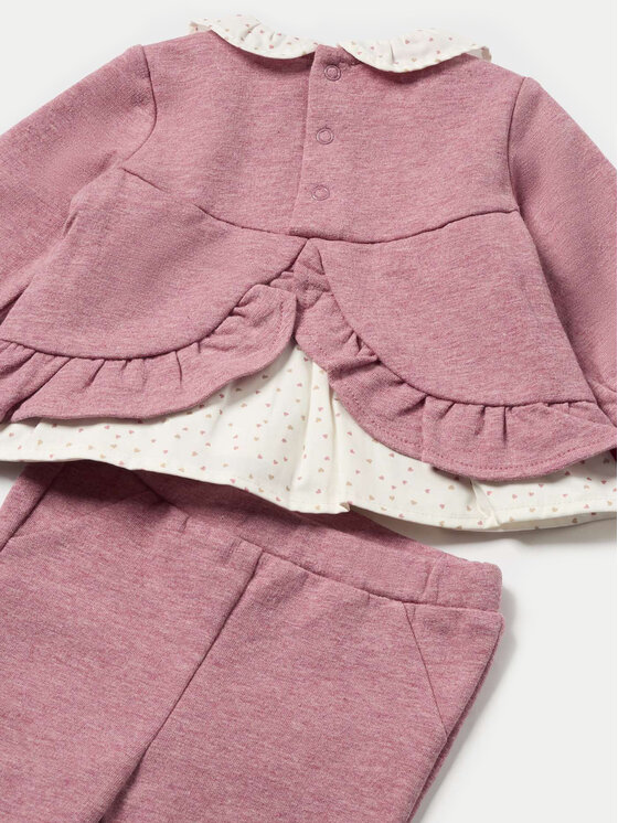 Mayoral Mayoral Set Bluse und Leggings 2507 Rosa Regular Fit