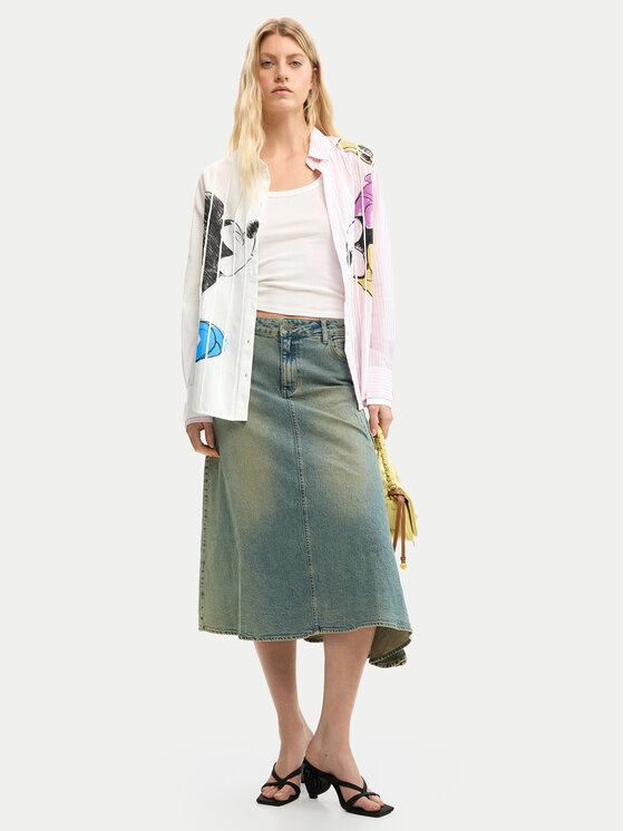 Desigual Desigual Marškiniai Lovit Disney 26SWCW19 Spalvota Regular Fit