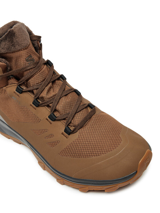 Salomon Salomon Trekking čevlji Outsnap Climasalomon™ Waterproof L47685000 Rjava