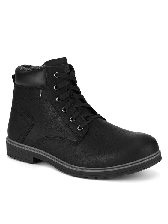 Lanetti Lanetti Schnürschuhe MBS-6997-05 Schwarz