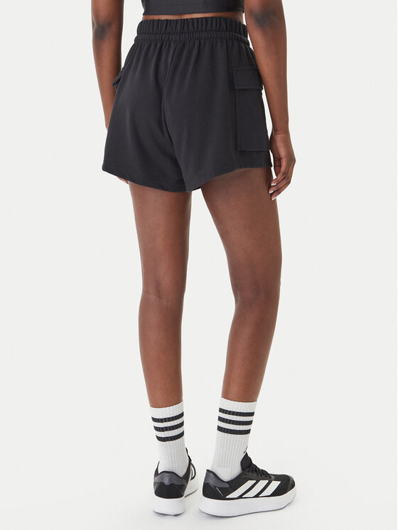 adidas adidas Sportiniai šortai Essentials Small Logo French Terry Cargo JD9944 Juoda Loose Fit