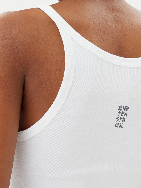 One Teaspoon One Teaspoon Top Fine 26605 Bílá Slim Fit