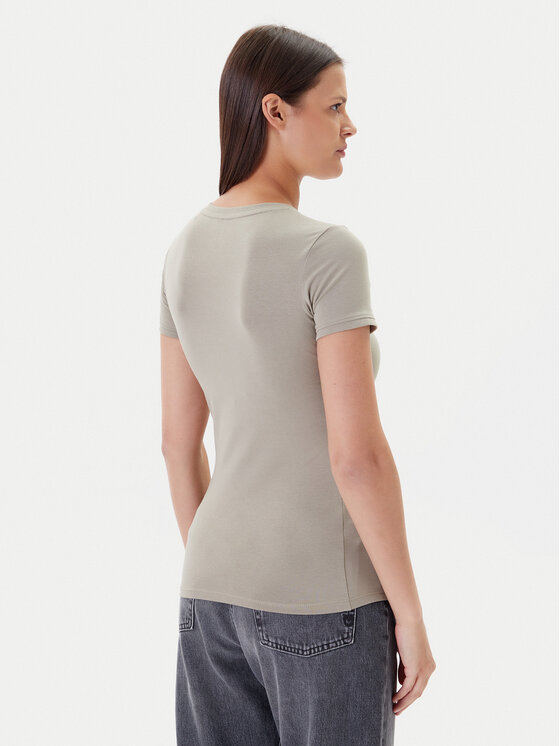 Guess Guess Tricou W2YI45 J1314 Kaki Slim Fit